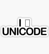 I □ Unicode Sticker