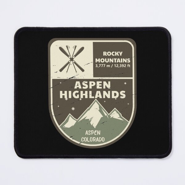 Item preview, Aspen Highlands Aspen Rocky Mountains Colorado designed and sold by KrisSidDesigns.