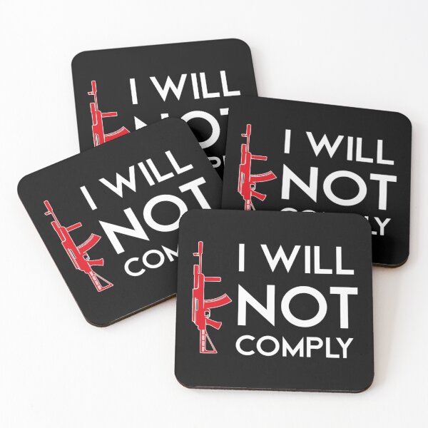 Item preview, I Will Not Comply       designed and sold by VigilantSupplys.