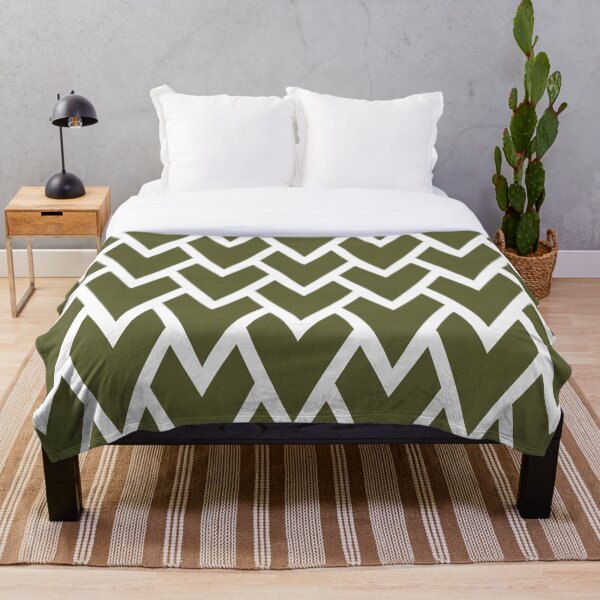 Artikelvorschau, Dark Green and White Tessellation Line Pattern 17 Pairs Sherwin Williams Basque Green SW 6426 2022 Trending Color  - Colour - Hue entworfen und verkauft von ColorOfTheYears.