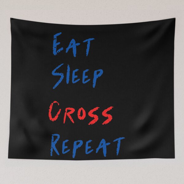Artikelvorschau, Eat Sleep Cross Repeat Christian gift design entworfen und verkauft von Sheepherder120.
