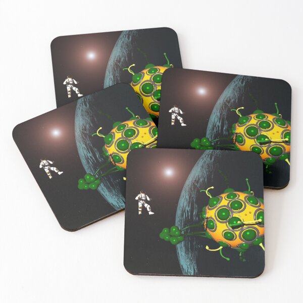Item preview, Astronaut and spaceship in a distant world designed and sold by MIRO3D.