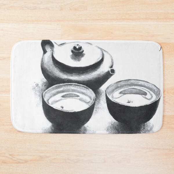 Item preview, Tea Artwork Watercolor Painting - Zen, Kanji Art - Japanese Aesthetic - Chinese Japanese Poster - Asian Style - Oriental Aesthetics designed and sold by ArtProvocation.
