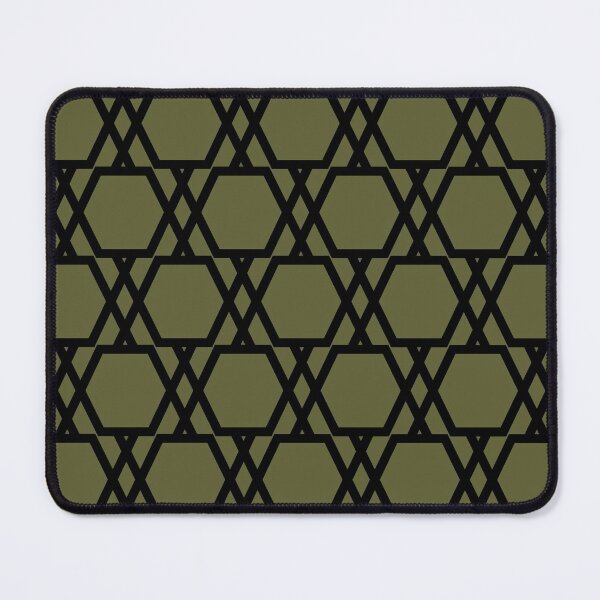 Item preview, Dark Green and Black Tessellation Line Pattern 20 Pairs Sherwin Williams Basque Green SW 6426 2022 Trending Color - Colour - Hue designed and sold by ColorOfTheYears.