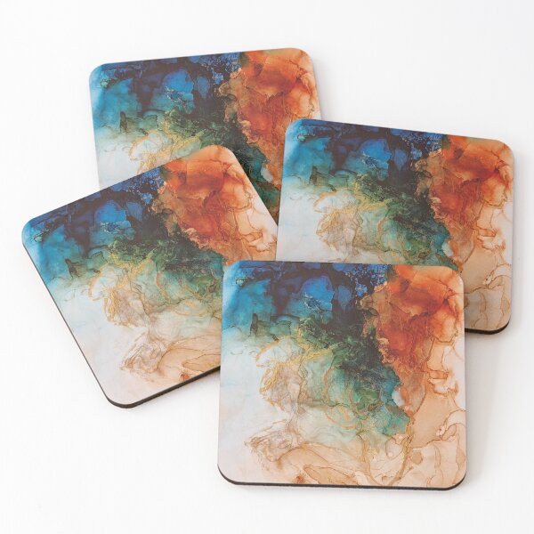 Item preview, Autumn feeling alcohol ink designed and sold by Elamcreations.