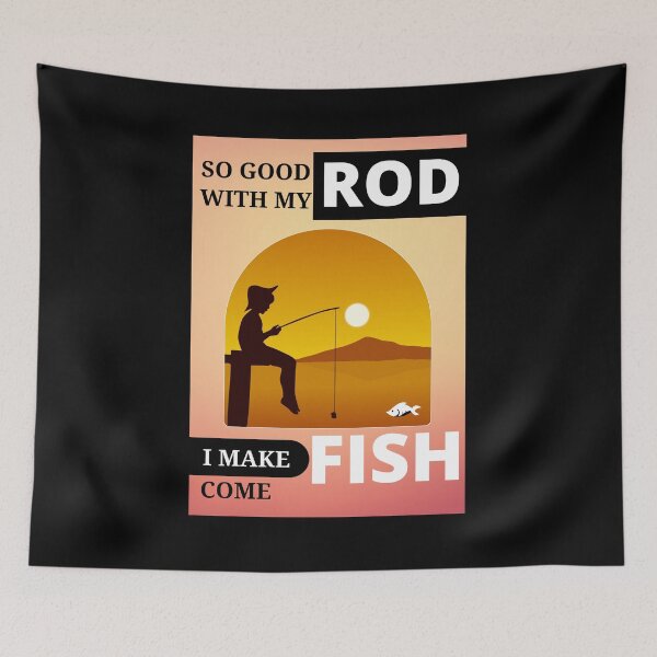 Item preview,  funny fishing slogan designed and sold by vidyaroul.