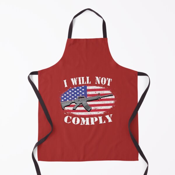 Item preview, I WILL NOT COMPLY - AR 15 - American Flag designed and sold by VigilantSupplys.