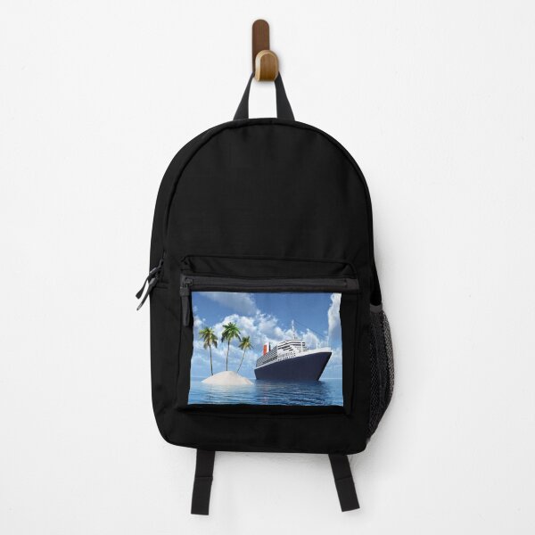 Item preview, Cruise ship and deserted island with palm trees designed and sold by MIRO3D.