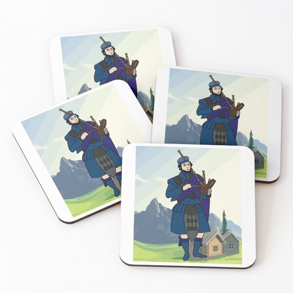 Item preview, Scot With Bagpack Music Culture designed and sold by flofin.