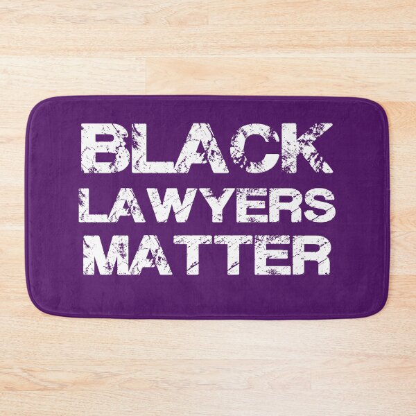 Item preview, Black Lawyers Matter Attorney White Font Distressed designed and sold by evadeedesigns.