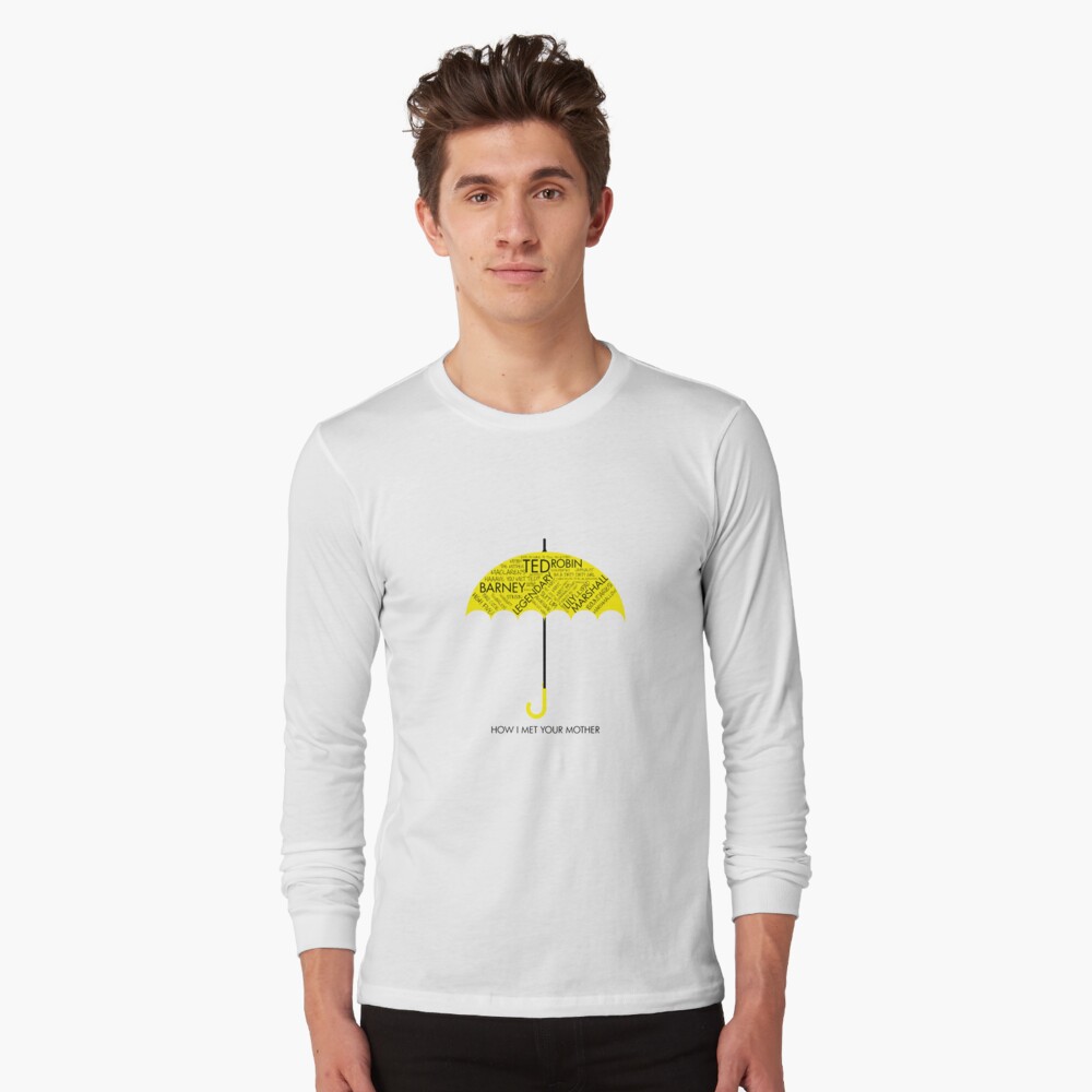 Gelber Regenschirm Himym T Shirt Von Millzymerch Redbubble