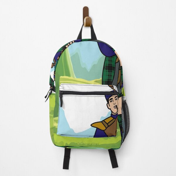 Item preview, Scot With Bagpack Music Culture designed and sold by flofin.