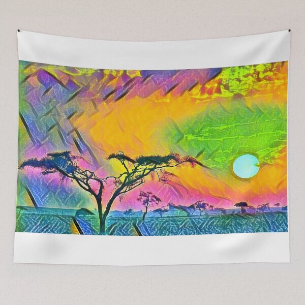 Item preview, African Sunset Abstract designed and sold by JustClickPrint.
