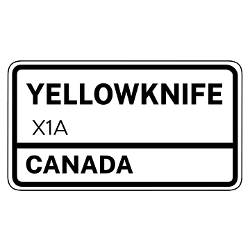 Artwork thumbnail, Yellow knife X1A Zip Code by Rajadrone
