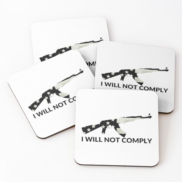 Item preview, I Will Not Comply - Funny Quote designed and sold by VigilantSupplys.
