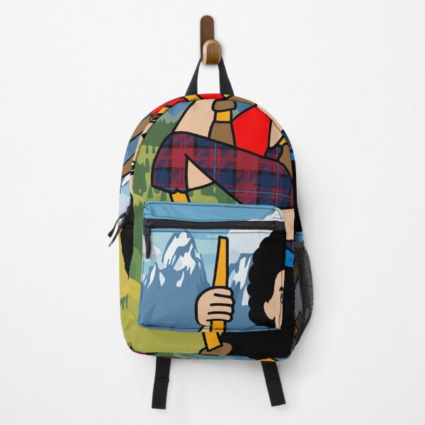 Item preview, Scot With Bagpack Music Culture designed and sold by flofin.