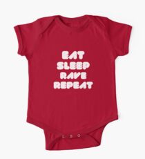EAT SLEEP RAVE REPEAT One Piece - Short Sleeve
