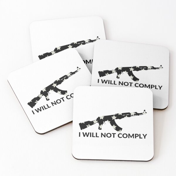 Item preview, I Will Not Comply - Funny Quote Essential   designed and sold by VigilantSupplys.