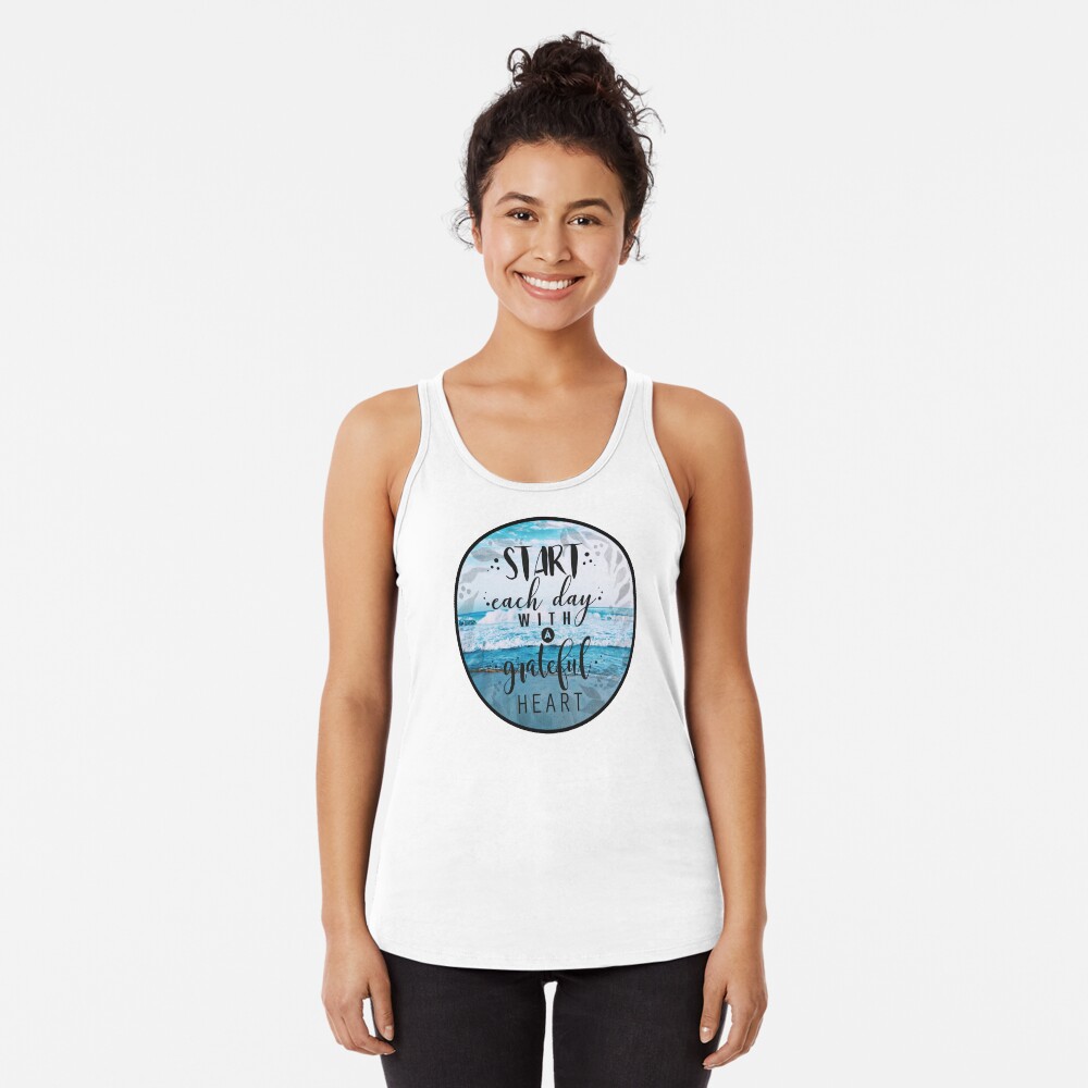 Artikel-Vorschau von Racerback Tank Top, designt und verkauft von WordsFromHeaven.