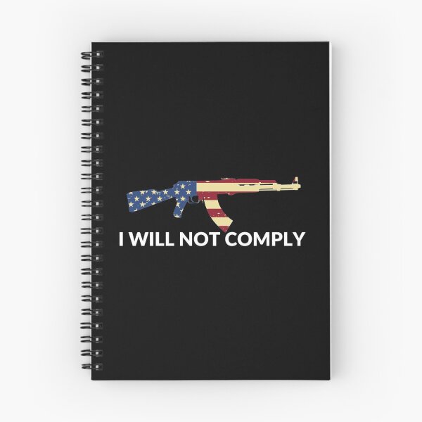 Item preview, I Will Not Comply - Funny Quote, USA    designed and sold by VigilantSupplys.