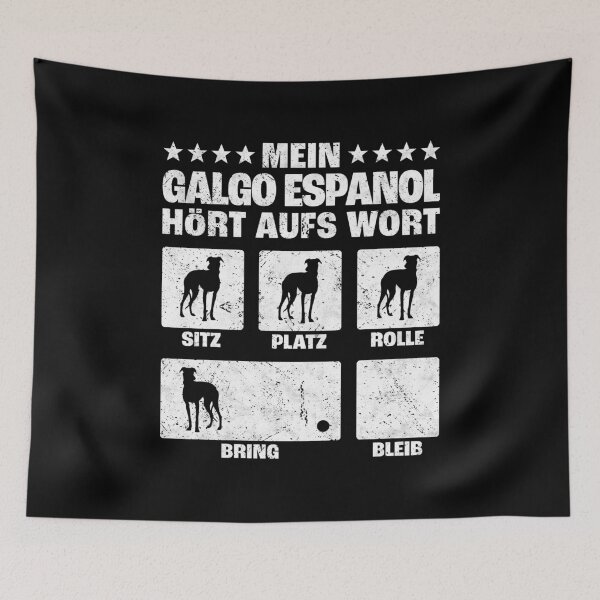 Item preview, Galgo Espanol dog tricks Spanish Greyhound designed and sold by madgrfx.