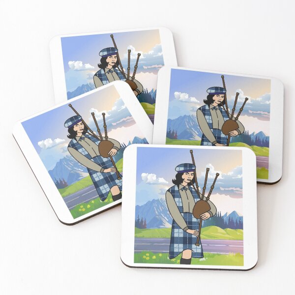 Item preview, Scot With Bagpack Music Culture designed and sold by flofin.