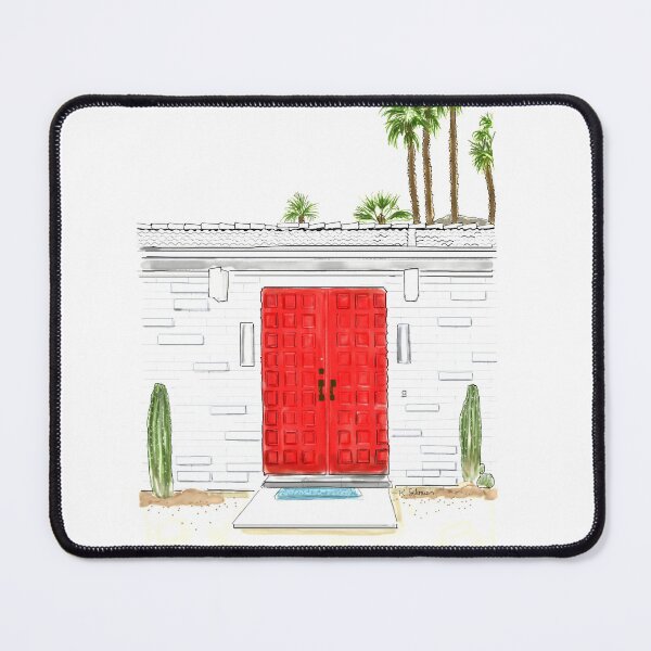 Item preview, Red Hot Palm Springs Door designed and sold by kschowe.