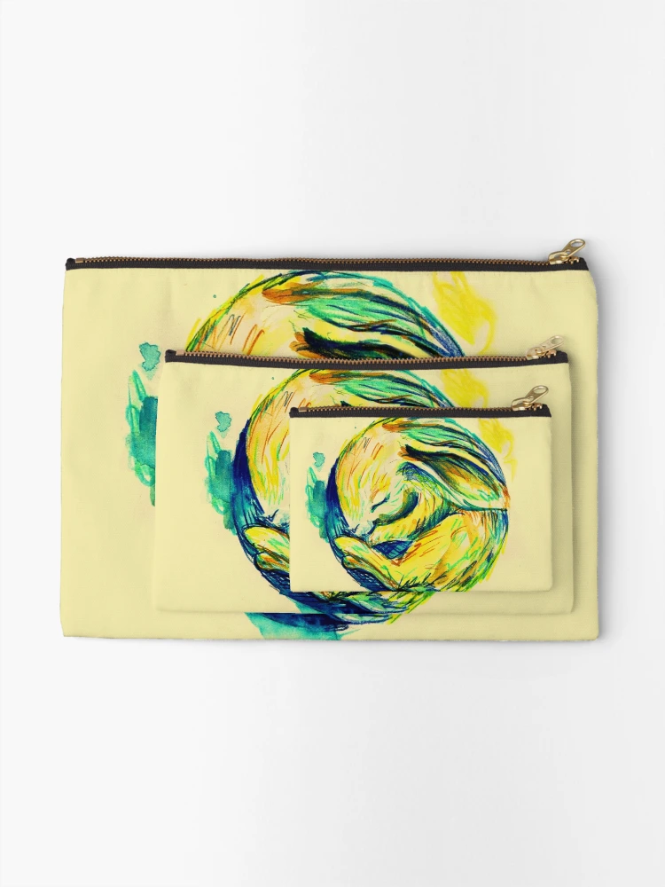 Thumbnail 2 of 4, Zipper Pouch, Moon Rabbit designed and sold by AlexTroi.