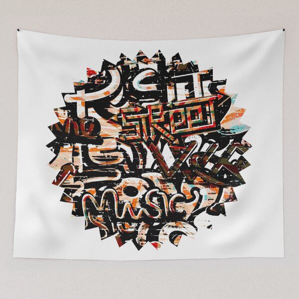 Item preview, Hip Hop Graffiti Street Music - Urban designed and sold by Aged 2 Perfection.