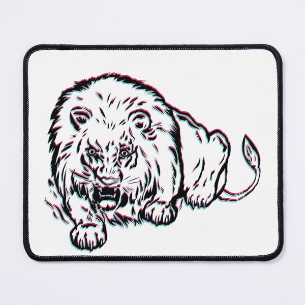 Item preview, 3D art work  Lion Shirt gift idea  designed and sold by hafidoox.