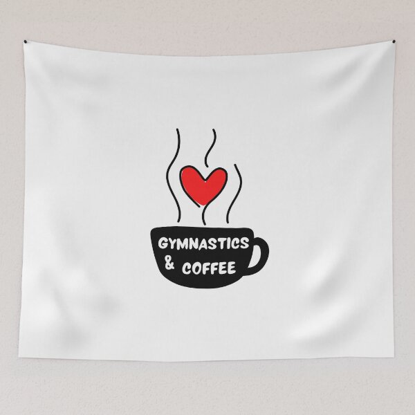 Item preview, Gymnastics & coffee designed and sold by TheGreenGoat.