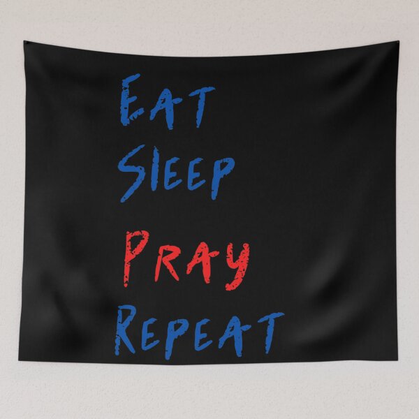 Artikelvorschau, Eat Sleep Pray Repeat Christian gift design entworfen und verkauft von Sheepherder120.