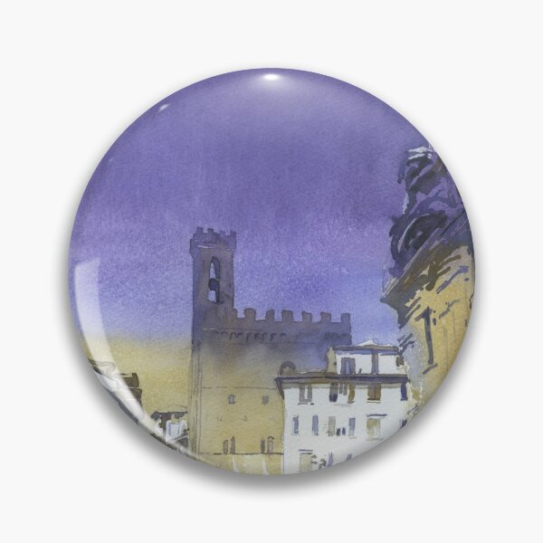 Item preview, Florence cityscape- Palazzo Vecchio on Palazo Signorini designed and sold by rfoxphoto.