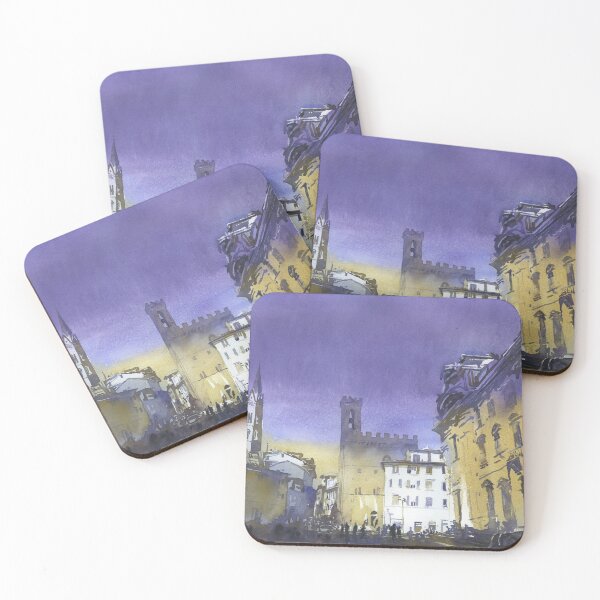 Item preview, Florence cityscape- Palazzo Vecchio on Palazo Signorini designed and sold by rfoxphoto.