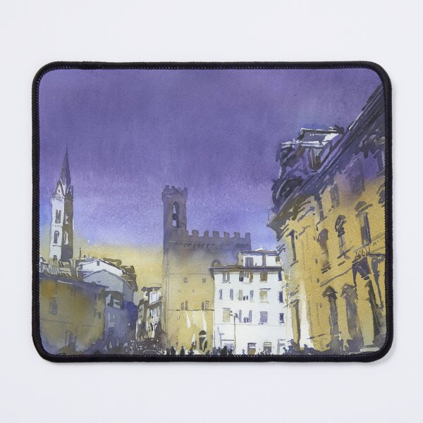 Item preview, Florence cityscape- Palazzo Vecchio on Palazo Signorini designed and sold by rfoxphoto.