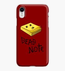 Dead note II iPhone XR Case
