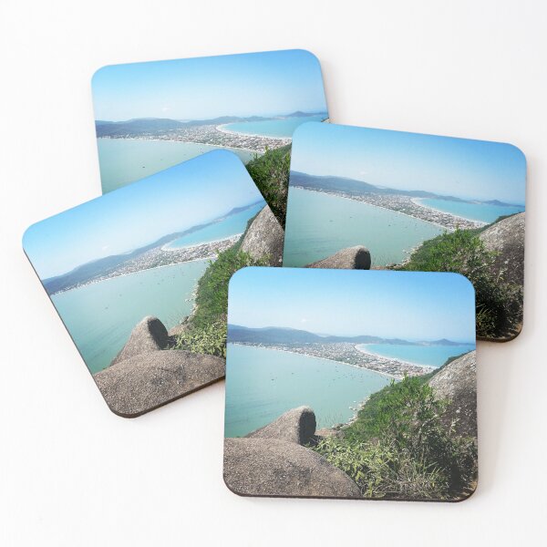 Item preview, Beach | Lookout | Bombinhas Beach | Brazil | Santa Catarina designed and sold by iwaya-bazaar.