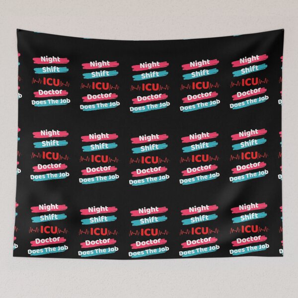 Item preview, Night Shift ICU Doctor designed and sold by ExploreTheStore.