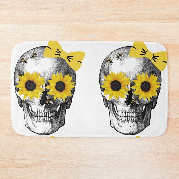 Item preview, Sunflower Skull designed and sold by SquirrelCreate.