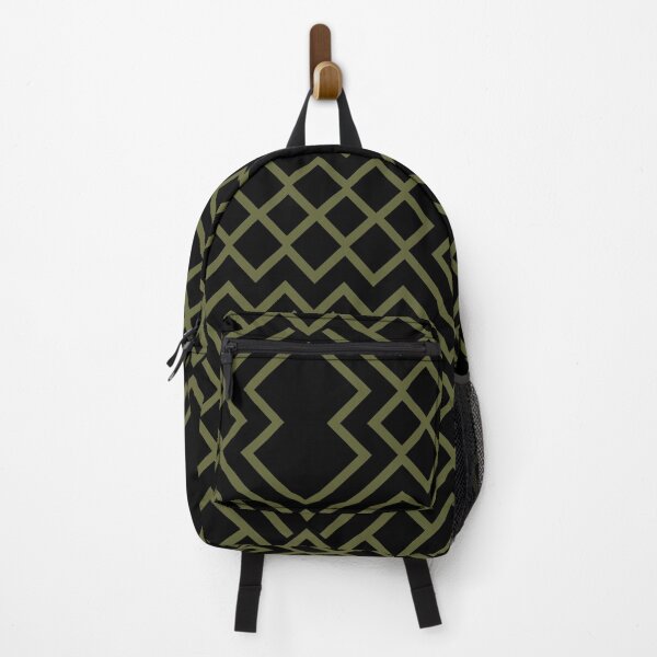 Item preview, Dark Green and Black Geometric Shape Pattern Pairs Sherwin Williams Basque Green SW 6426 2022 Trending Color  - Colour - Hue designed and sold by ColorOfTheYears.