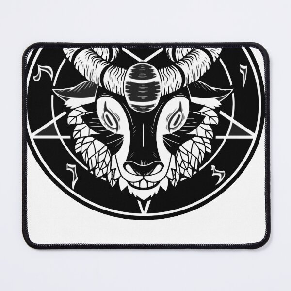 Item preview, THE GOAT PENTAGRAM SATANIC SHIRT AND STICKER designed and sold by CheezerLeaner.