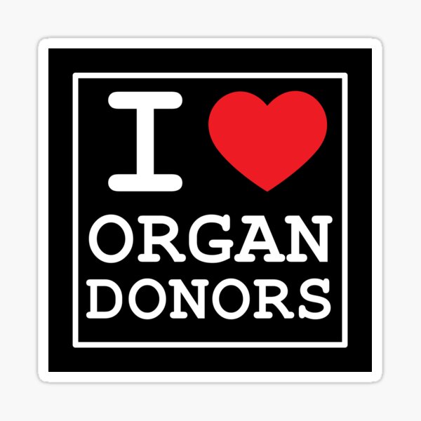 Item preview, I Heart Organ Donors. designed and sold by teamtransplant.