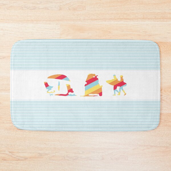 Heading to the Beach Bath Mat