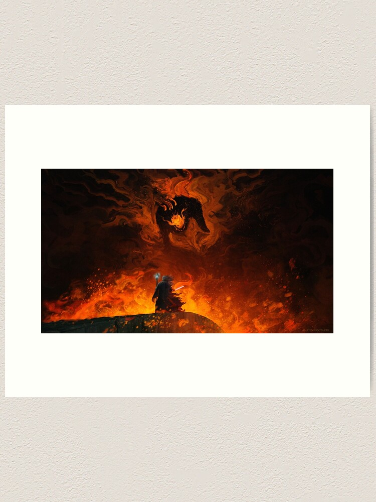 Alternate view of The Shadow and the Flame Art Print