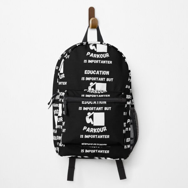 Item preview, Education Is Important But Parkour Is Importanter In Black designed and sold by LuckyKermit.