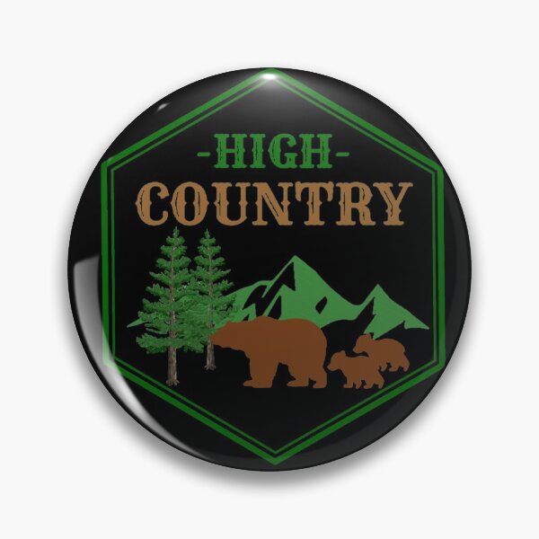 Item preview, Placa transparente High Country con oso y cachorros en negro designed and sold by HighCountry2021.