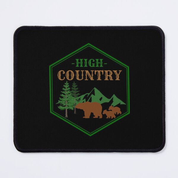 Item preview, High Country Clear Plaque with Bear and Cubs on Black designed and sold by HighCountry2021.