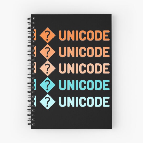 Artikelvorschau, Ich � UNICODE - Love Question Mark Missing Developer entworfen und verkauft von llon.