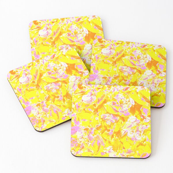 Item preview, The orange, yellow and pink floral patterned motives designed and sold by IraNiva.