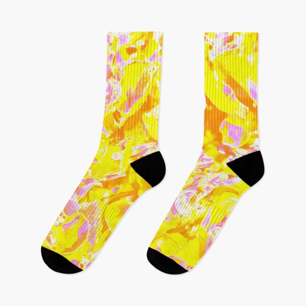 Item preview, The orange, yellow and pink floral patterned motives designed and sold by IraNiva.